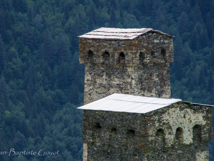 Svanétie, tour de défense, Géorgie, Georgia